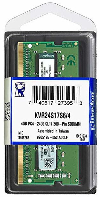 KINGSTON DDR4 2400Mhz laptop Ram DDR4 4 GB (Single Channel) Laptop