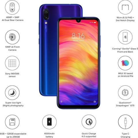 Mi Redmi Note 7 Pro (128 GB Storage, 6 GB RAM) Online at Best