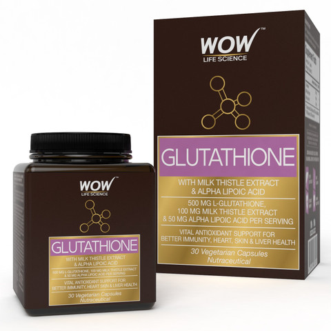 glutathione and milk thistle extract WOW Life Science - with - 500mg L- Glutathione - 30 Veg Capsules Price in India - Buy WOW Life Science Glutathione - with Milk Thistle Extract Liposomal  Magnesium Bisglycinate Chelate