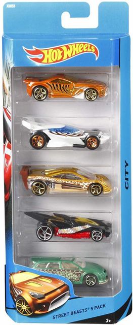HOT WHEELS 5 car gift pack - 5 car gift pack . Buy cars toys in