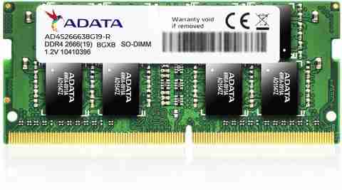 ADATA PC4-2666 DDR4 8 GB (Dual Channel) Laptop (AD4S266638G19-R