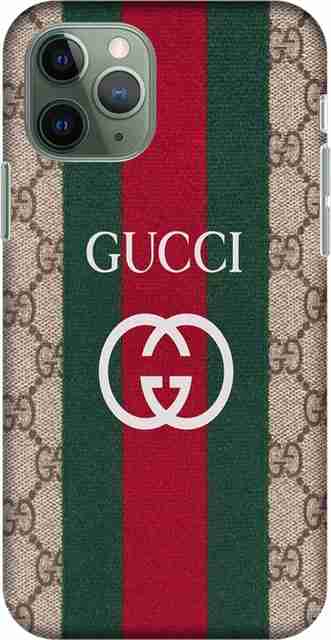 値下げします✨美品✨GUCCI iPhone 11 Pro Max レザーカバー PNBEE Back Cover for Apple iPhone 11 Pro Max- Gucci Logo Print