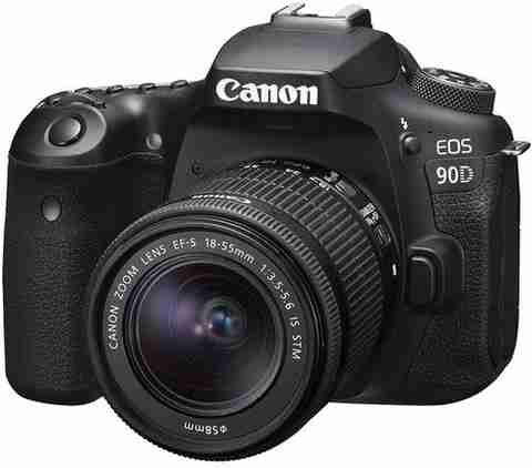 Canon EOS 90D DSLR Camera Body with Single Lens 18 - 55 mm IS STM