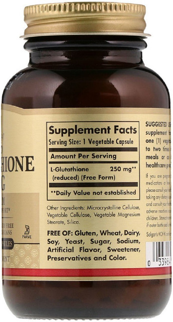 solgar glutathione 250mg Reduced L-Glutathione, 250 mg, 60 Vegetable Capsules Price in India does glutathione affect kidneys Vitamin C drip Tank Size:55 gallon
