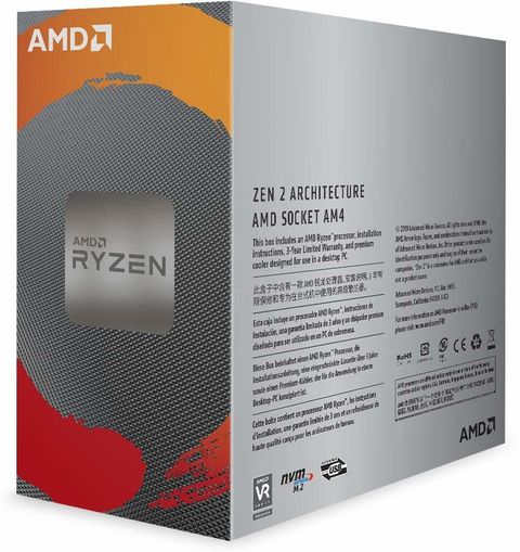 AMD Ryzen 5 3600 with Wraith Stealth Cooler (100-000000031) 3.6