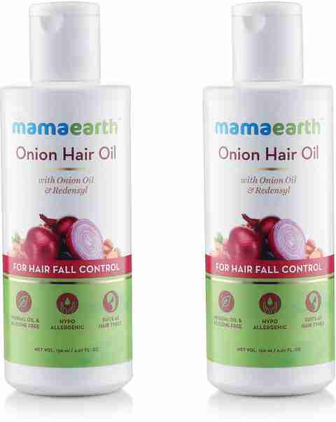 Mamaearth Onion Oil for Hair Regrowth & Hair Fall Control, 300ml - Image 5