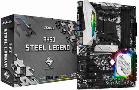ASRock B450 Steel Legend ＋ Ryzen 5 1600 ASRock B450 STEEL LEGEND AM4Socket ATX AMD B450 Chipset DDR4