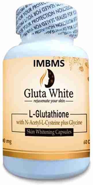 imbms glutathione whitening cream Gluta White L Skin Capsules Men & Women Glutathione with Cofactors