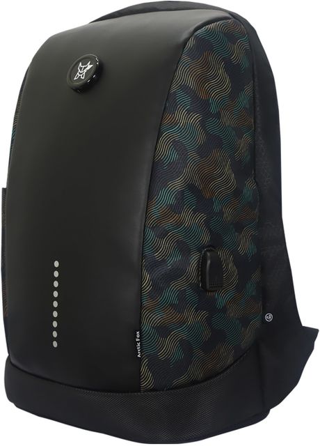 Arctic Fox Medium 23 L Laptop Backpack Slope Anti-Theft Camo Black (Black) - Image 6