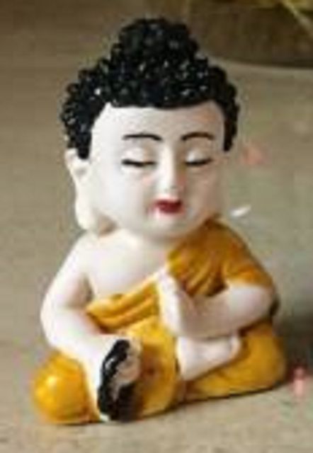 Luvcraft Colorful 4 Monks Buddha Figurines, 6 cm, Multicolor - Image 6