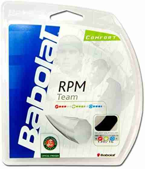 BABOLAT RPM TEAM 12M 16 Tennis String - 12 m (Black) - Image 5