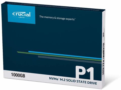 内蔵型SSD Crucial CT1000 P1 SSD 1000GB M.2 NVMe Crucial P1 1 TB Laptop, Desktop Black PCIe NVMe Internal Solid
