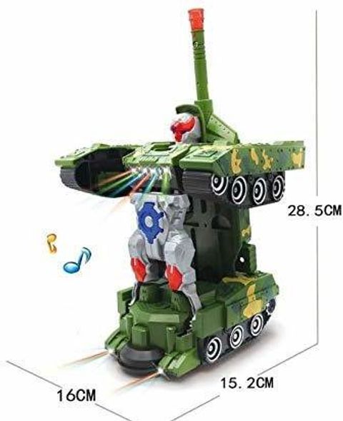 V Enterprises Combat Army Tank Deformation Robot Toy - Image 6