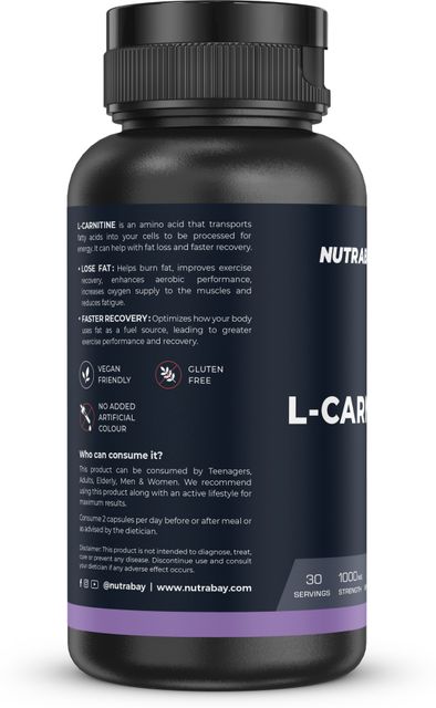 nutrabay l-carnitine Pro - 1000mg Price in India - Buy Nutrabay Pro L- Carnitine Material:Kojic Acid Soap and GMOs Solutions for Constipation Relief googleshopping