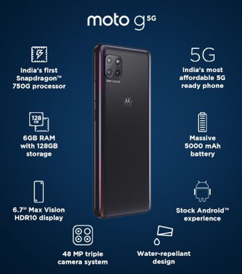 MOTOROLA Moto G 5G (128 GB Storage, 6 GB RAM) Online at Best Price