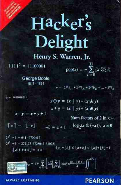Hacker's Delight 洋書 Amazon.com: Hacker's Delight eBook : Warren