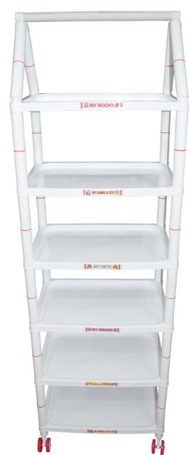 FLIPZON XL Multipurpose 6 Shelve PVC Collapsible Wardrobe Price in