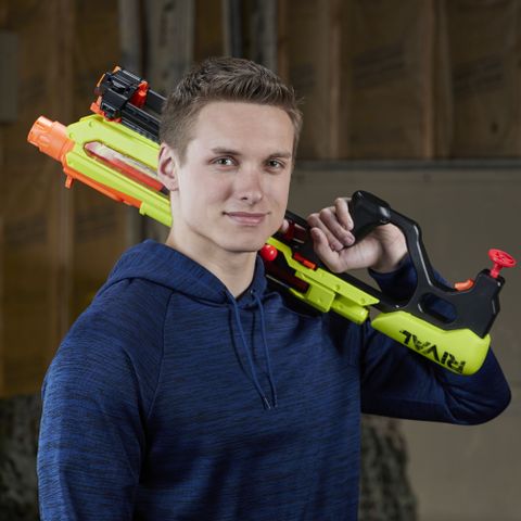 Nerf Rival Blaster Jupiter XIX-1000 Edge Series with Target and 10