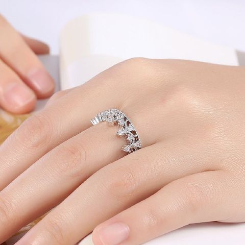 Via Mazzini Royal Princess Crown Proposal Adjustable Ring - Image 8