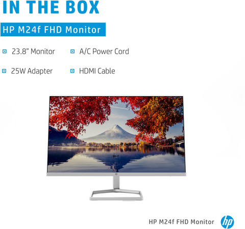 HP M Series 60.45 cm (24 inch) Full HD LED Backlit IPS Panel