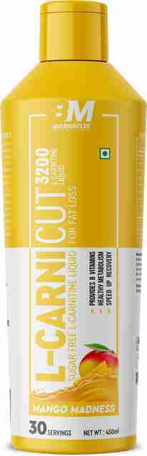 BIGMUSCLES NUTRITION L-Carnicut Liquid L-Carnitine With Vitamin B [30 Servings , 3200 mg L-CARNITINE ] Price in India