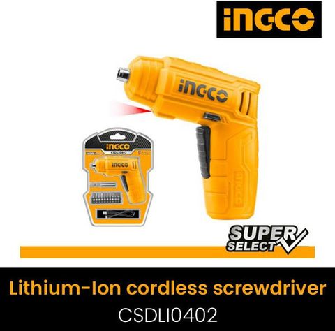 INGCO CSDLI0402 Lithium-Ion cordless screwdriver CSDLI0402 Collated Screw Gun (Cordless) - Image 5