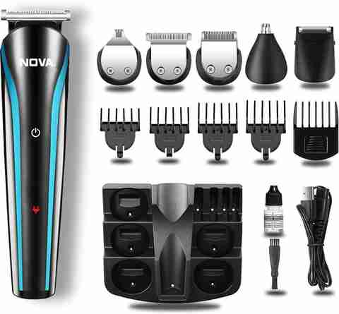 NOVA NG 1152/01 USB Trimmer, 60 min Runtime, 9 Length Settings, Black - Image 5