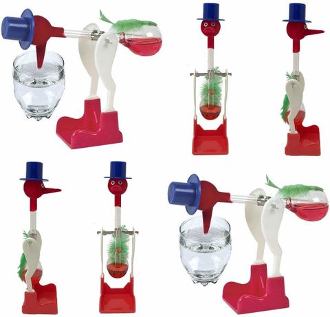 RVM Toys Retro Drinking Bird Toy, Pack of 2, Multicolor - Image 6