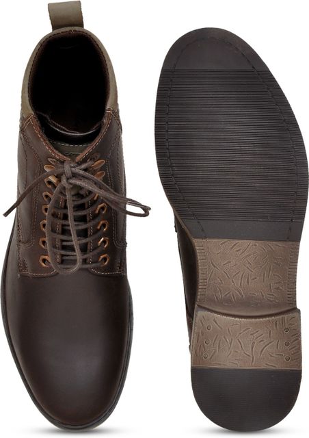 Allen Cooper Brown Boots (Size 10) - Image 8