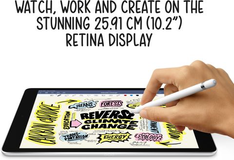 Apple iPad (9th Gen) 64 GB ROM 10.2 inch with Wi-Fi Only (Silver)