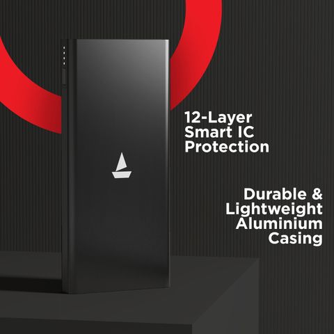 boAt 10000 mAh 20W Power Bank (Black, Quick Charge 3.0) - Image 8