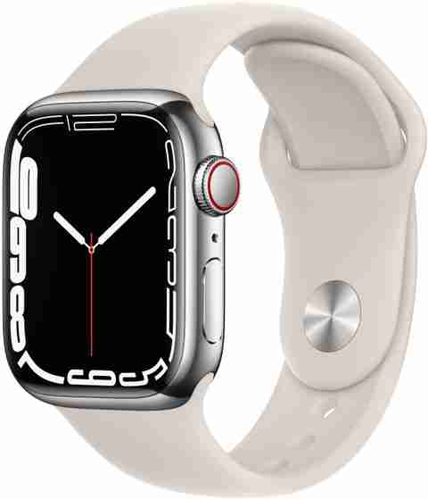 Apple WatchSeries7(GPS+Cellular, 41mm) SilverStainless Steel Case