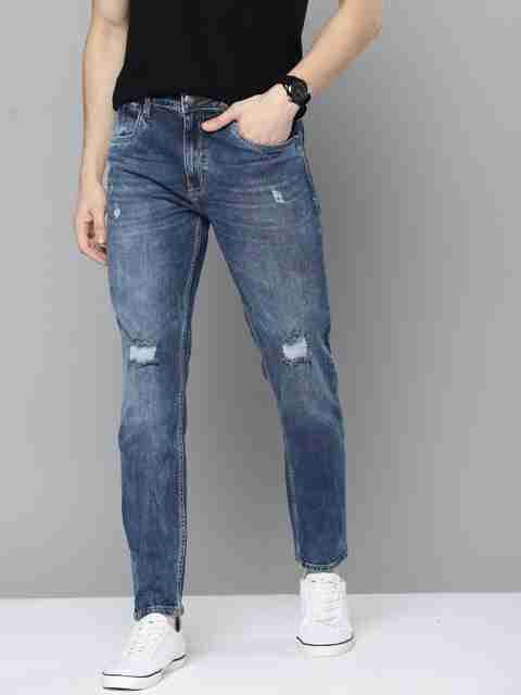Mast & Harbour Men Regular Mid Rise Blue Jeans - Image 5