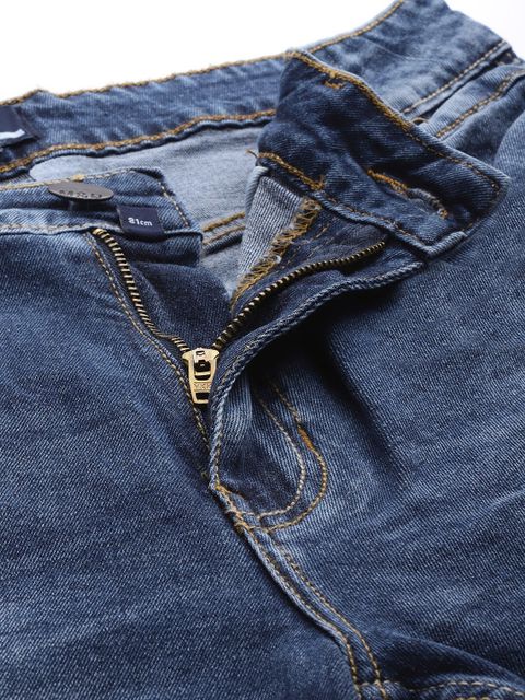 Mast & Harbour Men Regular Mid Rise Blue Jeans - Image 8