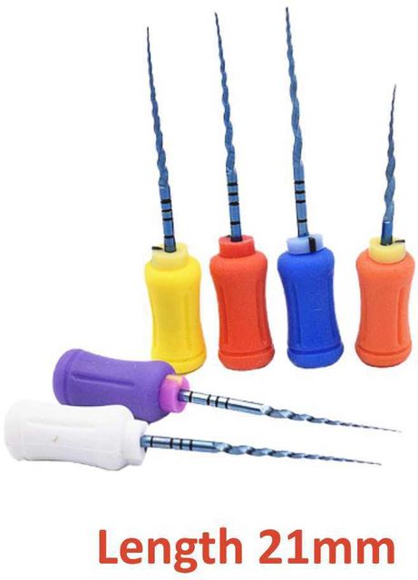 Uniflex Hand Protaper 21mm SX to F3 Assorted NiTi Blue Super Files Heat Activation Technology Surgical Plier (Steel) - Image 5