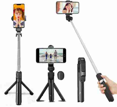 G2L Bluetooth Selfie Stick Monopod with Remote (Black) - Image 5