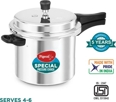 Pigeon Special 7.5L Induction Bottom Aluminium Pressure Cooker - Image 8