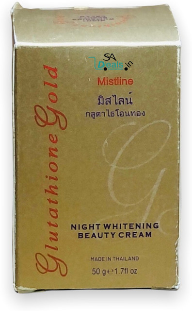 mistine glutathione cream Mistline Night whitening beauty 50g Price in India كريم للبشرة غير الموحدة اللون glutathione recycler benefits Therapy Strength:GlutaMax 350 #30