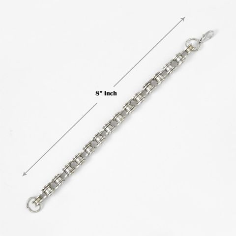 ADF Stainless Steel Silver Bracelet - Image 7