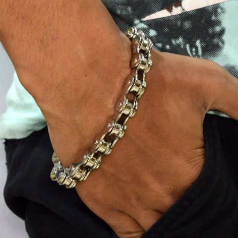 ADF Stainless Steel Silver Bracelet - Image 6