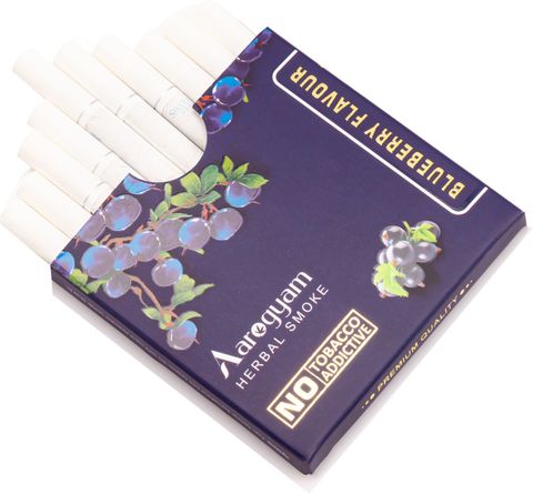 Aarogyam Herbals Tobacco & Nicotine Free Cigarette (Blueberry, Pack - Image 5