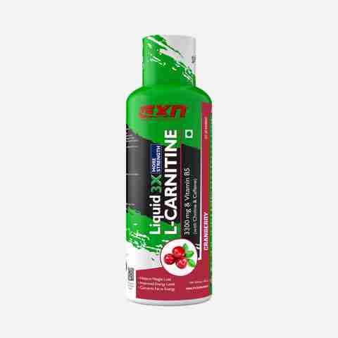 GXN Liquid L Carnitine 3300 mg, 450 ml, Cranberry Creatine Price in India