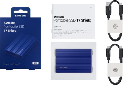 Samsung T7 Shield 1TB USB 3.2 Gen 2(10 Gbps),IP65 Rated,Speed upto