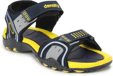 density Men Sandal (Yellow, Black, Grey, 9 UK) - Image 6