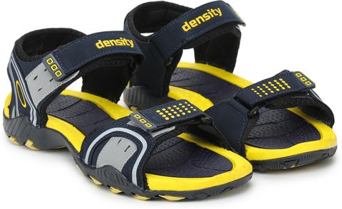 density Men Sandal (Yellow, Black, Grey, 9 UK) - Image 7