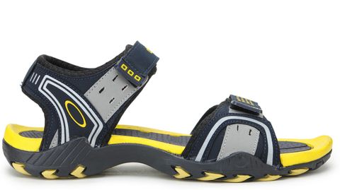 density Men Sandal (Yellow, Black, Grey, 9 UK) - Image 8