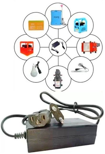 Divinext 12V DC Battery Operated Sprayer Pump Motor with Charger - Image 6