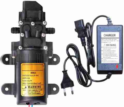 Divinext 12V DC Battery Operated Sprayer Pump Motor with Charger - Image 4