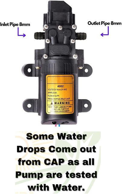 Divinext 12V DC Battery Operated Sprayer Pump Motor with Charger - Image 5