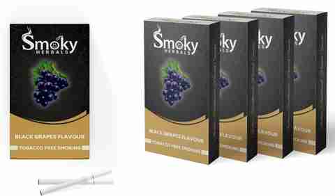 grape flavour cigarette Buy Pop N' Smoke - Mint (20/Pack) Cigarettes Online Smoky Herbals Black Grapes Flavour